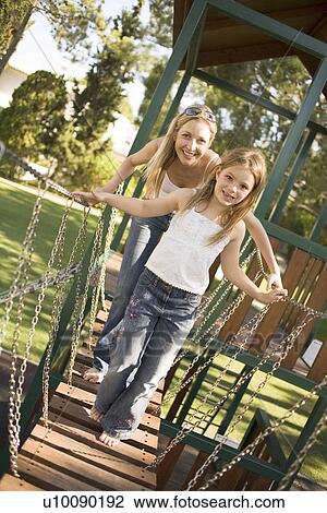 Mother and daughter in Park View Large Photo Image Stock Image - Mother and daughter in Park. Fotosearch