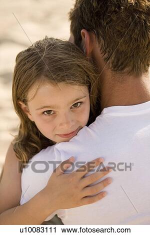 Father and daughter on beach View Large Photo Image Stock Image - Father and daughter on beach. Fotosearch