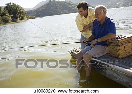 Stock Image - Father and son. Fotosearch