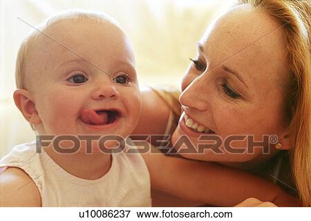 Stock Photo - Mother and Baby. Fotosearch