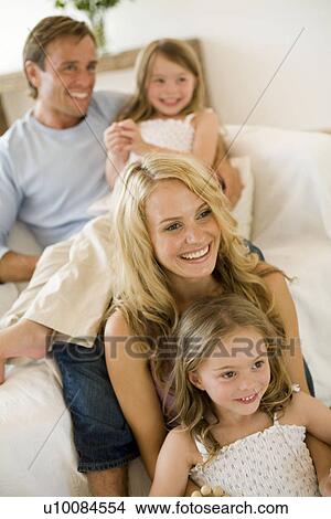 Family at home View Large Photo Image Picture - Family at home. Fotosearch