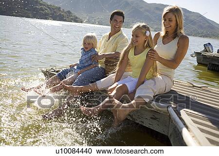 Family by lake View Large Photo Image Stock Image - Family by lake. Fotosearch