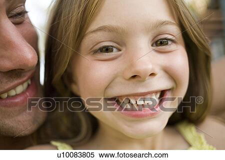 Stock Photography - Father and Daughter in Park. Fotosearch