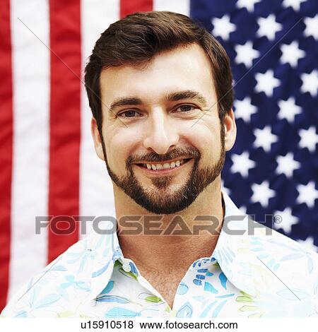 Stock Photo - Close-up of a mature man smiling. Fotosearch