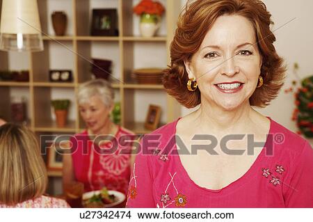 Picture - Portrait of a senior woman smiling. Fotosearch