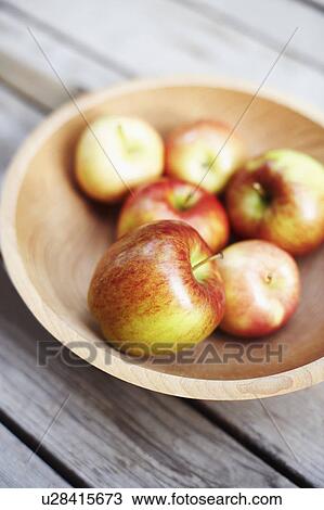 Close-up of apples in a fruit bowl View Large Photo Image Stock Image - Close-up of apples in a fruit bowl. Fotosearch