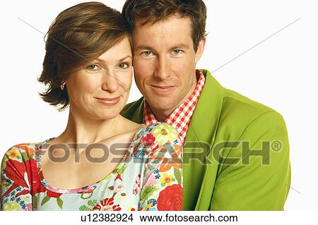 Picture - Portrait of a mid adult couple. Fotosearch