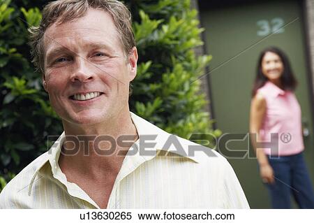 Close-up of a mature man smiling View Large Photo Image Stock Photography - Close-up of a mature man smiling. Fotosearch
