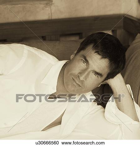 Portrait of a mature man thinking View Large Photo Image Stock Image - Portrait of a mature man thinking. Fotosearch
