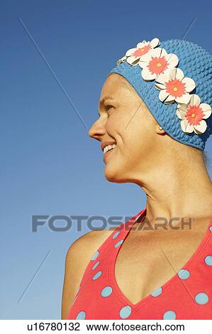 Close-up of a mature woman smiling View Large Photo Image Stock Image - Close-up of a mature woman smiling. Fotosearch