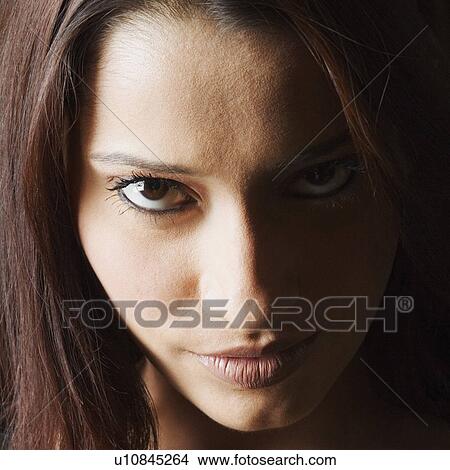 Picture - Portrait of a young woman. Fotosearch