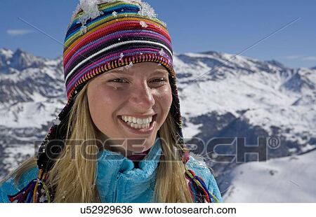 Stock Photograph - Girl smiling. Fotosearch