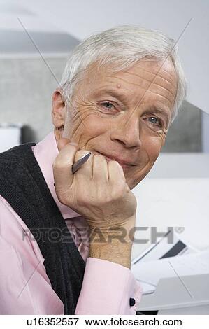 Mature businessman, portrait, smiling View Large Photo Image Stock Photo - Mature businessman, portrait, smiling. Fotosearch