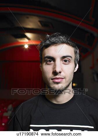 Picture - Portrait of cinema usher. Fotosearch