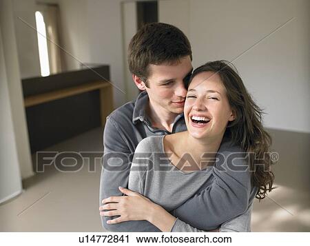 Couple smiling, portrait View Large Photo Image Stock Image - Couple smiling, portrait. Fotosearch