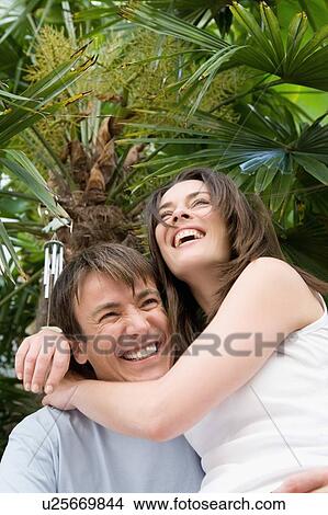 Picture - Portrait of a happy couple.. Fotosearch