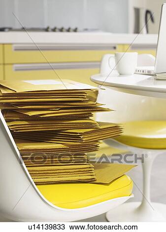Pile of envelopes in kitchen View Large Photo Image Stock Image - Pile of envelopes in kitchen. Fotosearch