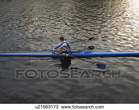 Skuller in training. View Large Photo Image Stock Image - Skuller in training.. Fotosearch