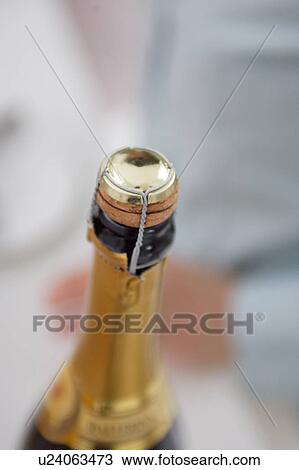 Bottle of champagne View Large Photo Image Stock Image - Bottle of champagne. Fotosearch