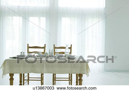 Stock Image - Dining room. Fotosearch