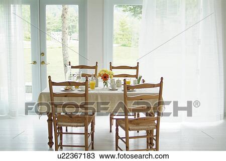 Stock Image - Dining room. Fotosearch