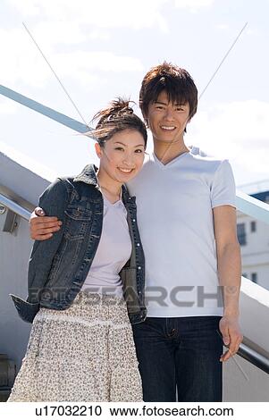 Portrait of young couple View Large Photo Image Stock Image - Portrait of young couple. Fotosearch