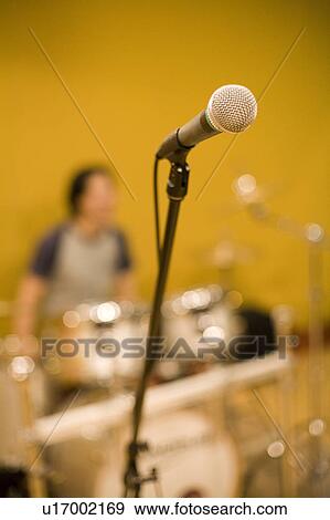 Microphone View Large Photo Image Stock Photo - Microphone. Fotosearch