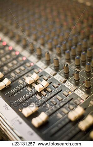 Sound Mixer View Large Photo Image Stock Photo - Sound Mixer. Fotosearch