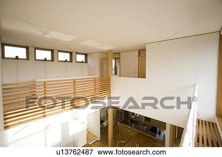 Second story hallway View Large Photo Image Stock Photo - Second story hallway. Fotosearch