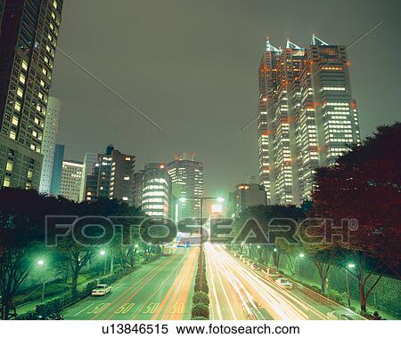 Night view in Tokyo View Large Photo Image Stock Photography - Night view in Tokyo. Fotosearch