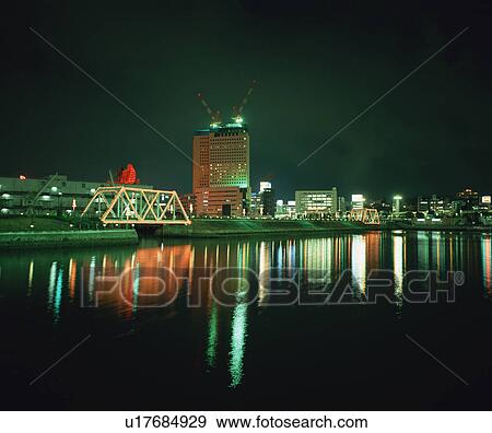 Night View in Yokohama, Japan View Large Photo Image Stock Photo - Night View in Yokohama, Japan. Fotosearch