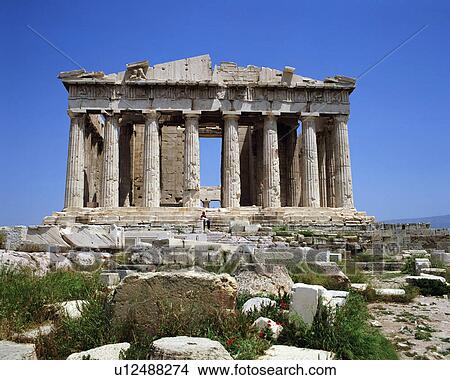 Picture - Acropolis in Athens Greece. Fotosearch