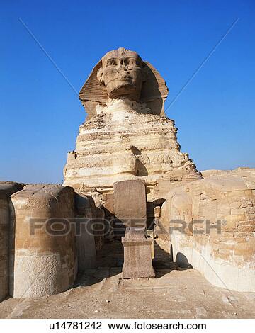 Stock Image - Great Sphinx in Giza, Egypt. Fotosearch