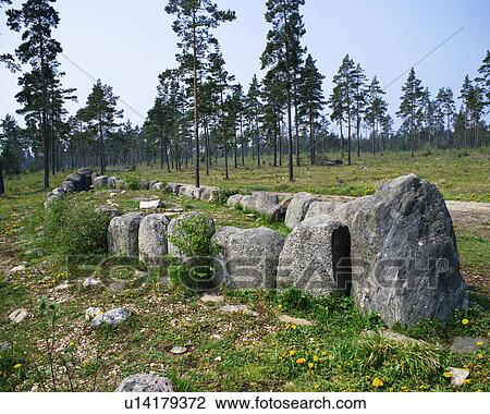 Stock Image - Hanseatic town of Visby in Sweden. Fotosearch