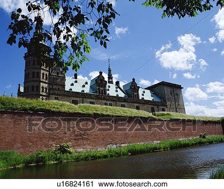 Stock Image - Kronborg castle in Denmark. Fotosearch