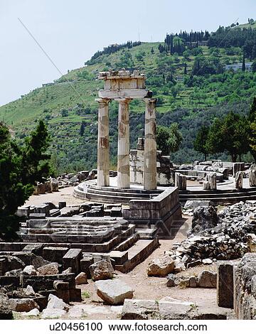 Old ruins in Delphi, Greece View Large Photo Image Stock Image - Old ruins in Delphi, Greece. Fotosearch