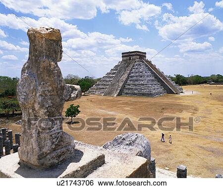 Stock Photograph - Pre-Hispanic City of Chichen-Itza in Mexico. Fotosearch