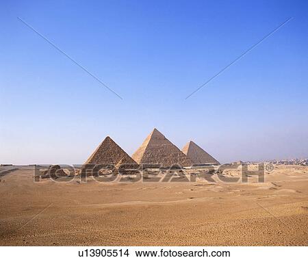 Spectacular view of pyramids in Giza, Egypt View Large Photo Image Picture - Spectacular view of pyramids in Giza, Egypt. Fotosearch