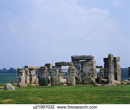 Stock Image - Stonehenge in England, United Kingdom. Fotosearch