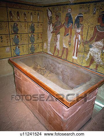 Picture - Tomb of Tutankhamen in Luxor, Egypt. Fotosearch