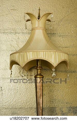 Stock Photo - Detail of Ornate Gold Lamp Shade. Fotosearch