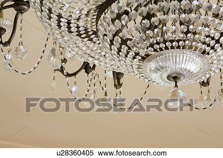 Stock Photography - Elegant Crystal Chandelier. Fotosearch