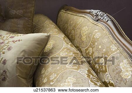 Elegant gold sofa View Large Photo Image Stock Image - Elegant gold sofa. Fotosearch