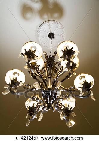 Traditional ornate chandelier View Large Photo Image Stock Photo - Traditional ornate chandelier. Fotosearch
