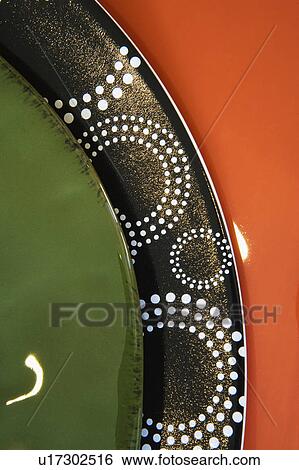 Green, Black and Red Contemporary Dishware View Large Photo Image Stock Photograph - Green, Black and Red Contemporary Dishware. Fotosearch