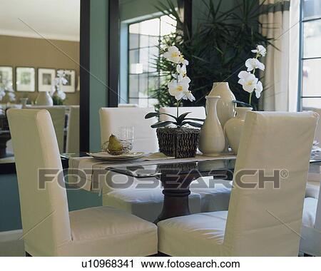 Contemporary dining room View Large Photo Image Stock Image - Contemporary dining room. Fotosearch