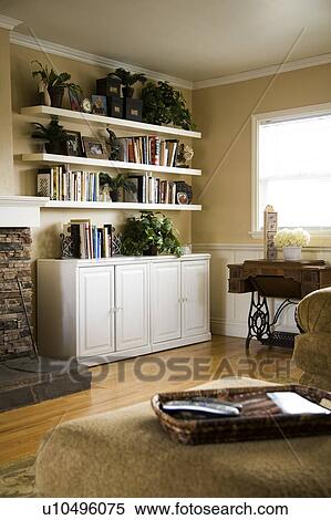 Stock Photography - Detail of Traditional Living Room. Fotosearch