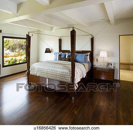 Minimalist modern master bedroom View Large Photo Image Stock Photograph - Minimalist modern master bedroom. Fotosearch