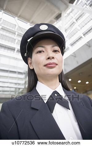 Portrait of a female pilot View Large Photo Image Stock Photograph - Portrait of a female pilot. Fotosearch
