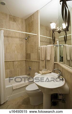 Detail of neutral colored bathroom View Large Photo Image Stock Photography - Detail of neutral colored bathroom. Fotosearch
